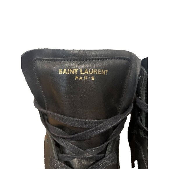 Saint Laurent Court Classic SL10H | YSL 42 | US 10| Black/Red | Preloved - Picture 8 of 13